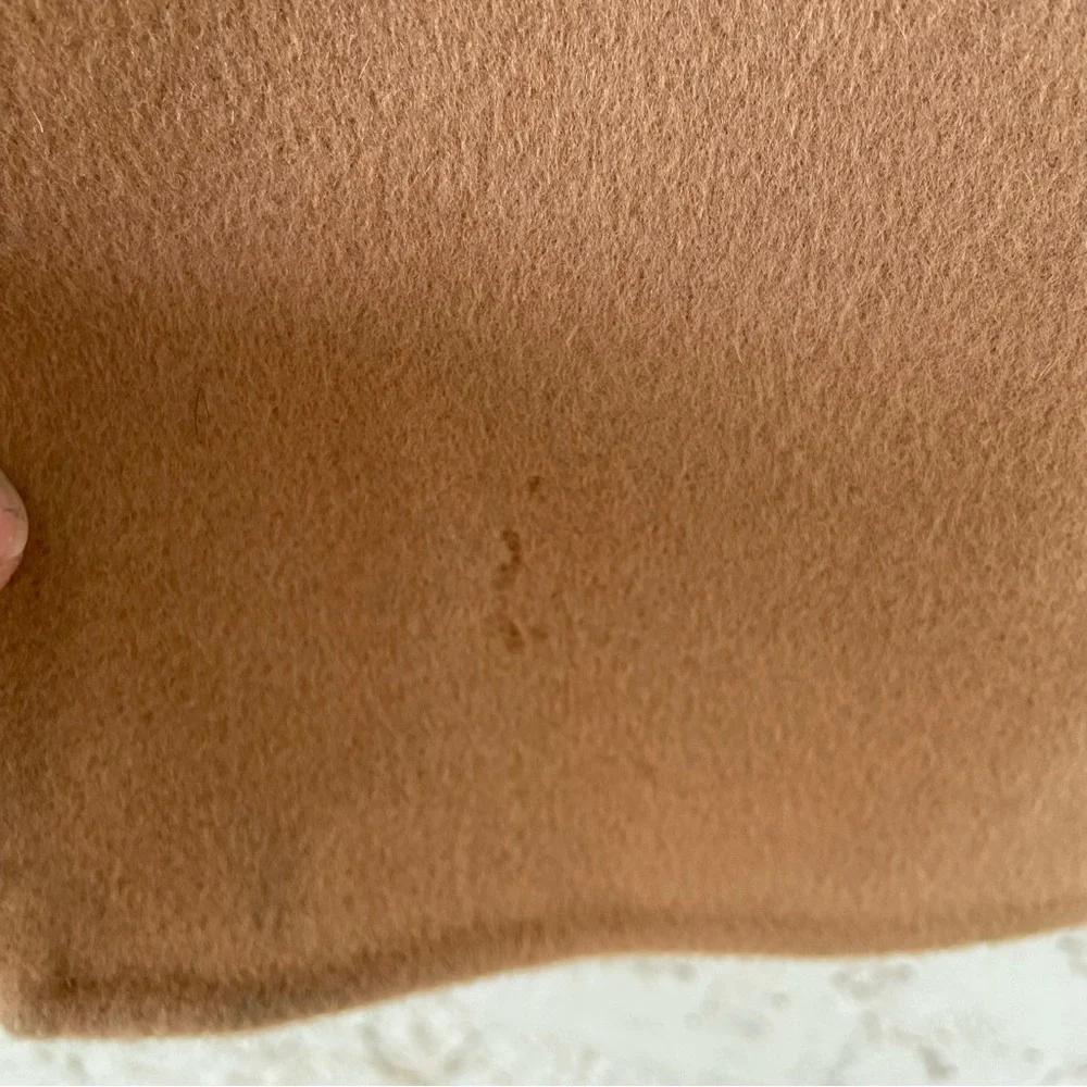 Flawed Gem Toteme Signature wool cashmere blend coat in Camel, womens small - Picture 6 of 16